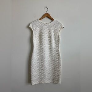 Formal White Mini Dress